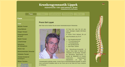 Desktop Screenshot of krankengymnastik-lippek.de